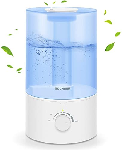 Humidifiers for Bedroom, 3.5L Cool Mist Humidifier for Baby Room Home Ultrasonic Air Humidifier Essential Oil Diffuser Filter Free with Whisper-Quiet Operation Adjustable Mist Output