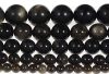 6MM Natural Gold Obsidian Beads Black Gemstone Beads for Jewelry Making DIY Gifts for Family and Friends (6mm, Gold Obsidian)