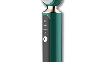 Blackhead Remover Vacuum Magnifying Glass,Strong Suction Rechargeable Facial Pore Cleaner Blackhead Removal Tool with Probes Fill Light and 3 Suction Nozzles (Dark Green)