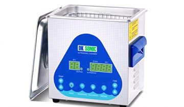 DK SONIC Ultrasonic Cleaner with Digital Timer and Basket for Denture, Coins, Record, Daily Necessaries, Lab Tools, Metal Parts, Carburetor, Brass, Auto Parts, Engine Parts, etc