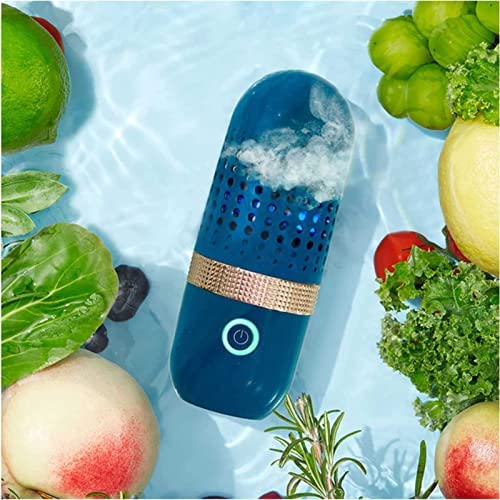 WSZXTY Fruit and Vegetable Purifier Washing Machine, Vegetable Cleaning Machine USB Rechargeable Fruit Cleaner Machine, Automatic Household Cleaning Machine