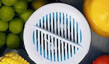 WSZXTY Fruit and Vegetable Cleaning Machine, USB Rechargeable Fruit Cleaner Machine, Automatic Household Cleaning Machine, Household Food Purifier for Washing Dishes Fruit and Vegetable