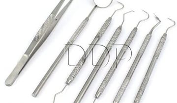 DDP Dental 7 PCS Tartar Plaque Calculus Plaque Scraper Tooth Remover Set W/Mirror
