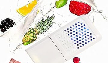 LAKAGO Fruit and Vegetable Washing Machine,4400mah Capsule Shape Fruit & Vegetable Washing Machine USB Rechargeable Wireless Food Purifier N5-12