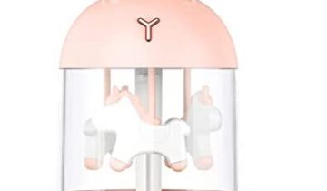 SianoS 2021 USB Humidifier 300ml Cute Unicorn Ultrasonic Cool Mist Maker Aroma Air Oil Diffuser Romantic Color LED Lamp Humidificador (Color : B)