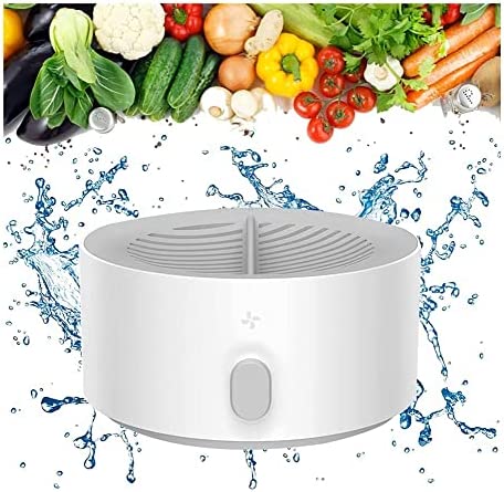 ZWJ ultrasonic Fruit Cleaner Fruit Vegetables Cleaning Machine, Portable Washing Machine, Can Be Used Up to 35 Times, Ipx7 Host Waterproof, Household Clean Vegetables, Fruits, Travel Luckyzl