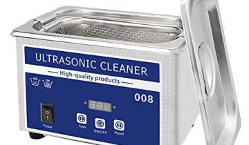 800mL Ultrasonic Cleaner with Cleaning BasketStainless Steel Tank & Digital Timer for Jewellery Glasses Watch Metal Coins Dentures