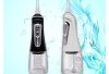 Waterproof Water Flosser Professional Cordless Dental Oral Irrigator Portable Tooth Cleaner Flosser Kit Braces & Bridges Care 0828 (Color : White)