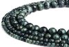 RUBYCA Natural Kambaba Jasper Gemstone Round Loose Beads Green for Jewelry Making 1 Strand – 6mm
