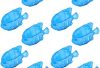 TOMOON Humidifier Tank Cleaner Fish,for Most Evaporative,Ultrasonic Warm & Cool Mist Humidifiers Fish Tanks Aquariums,Softening Hard Water, Prevent Mineral Buildup（10 Pack Blue）