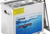 VEVOR Ultrasonic Cleaner, 36KHz~40KHz Adjustable Frequency, 3L 110V, Ultrasonic Cleaning Machine w/Digital Timer and Heater, Lab Sonic Cleaner for Jewelry Watch Eyeglasses Coins, FCC/CE/RoHS Listed