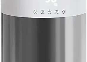 RIMOO Humidifiers for Bedroom Large Room, Ultrasonic Cool Mist Humidifiers for Baby, 25dB Top Fill Humidifier with Stainless Steel Tank, 100%Chemical-Free Filter-Free, Humidistat and Timer, Sleep Mode