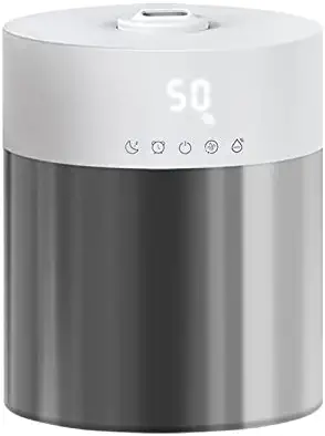 RIMOO Humidifiers for Bedroom Large Room, Ultrasonic Cool Mist Humidifiers for Baby, 25dB Top Fill Humidifier with Stainless Steel Tank, 100%Chemical-Free Filter-Free, Humidistat and Timer, Sleep Mode