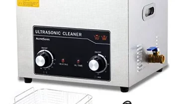 ACMESONIC Ultrasonic Cleaner 15L Ultrasonic Cleaners with Heater 360w 42kHz High-Frequency Deep Cleaning Machine for Cleaning, Jewelry, Coins, Metal Small Parts, Circuit Board, Lab Tools, etc