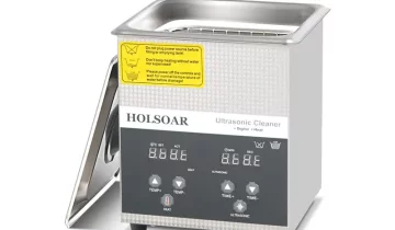 Ultrasonic Cleaner – HOLSOAR 2L Ultrasonic Vinyl Record Cleaner,Professional Ultrasonic Cleaner,Sonic Cleaner with Digital Timer and Heater for Cleaning Carburetor,Lab,Gun,Parts,PCB Board,Tool
