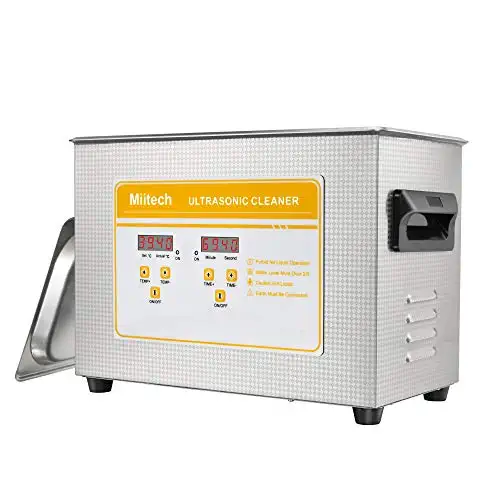 Home Ultrasonic Cavitation Machine, Professional 4.5L Ultrasonic Cleaner with Digital Timer and Heater, 40kHz Retainer Denture and Jewelry Cleaner