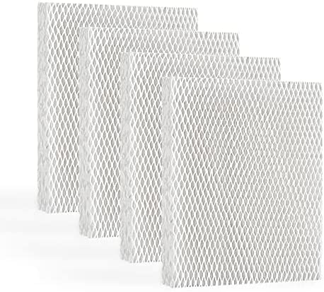 Uknesfrod Humidifier Filter T Replacement for Part # HFT600, HFT600T, HFT600PDQ Compatible with Honeywell Humidifier HEV615 HEV620-4Pack