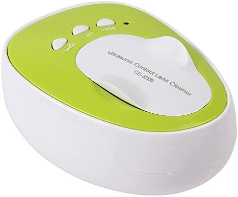SGirl New Mini Ultrasonic Contact Lens Cleaner Kit Daily Care Fast Cleaning Gadget (Grass Green)