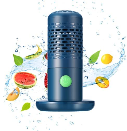 Tarlido Fruit and Vegetable Cleaning Machine Cleaner Vegetable Cleaner Device 4400mAH USB Rechargeable Food Purifier for Rice Meat Fruit Vegetables Nut