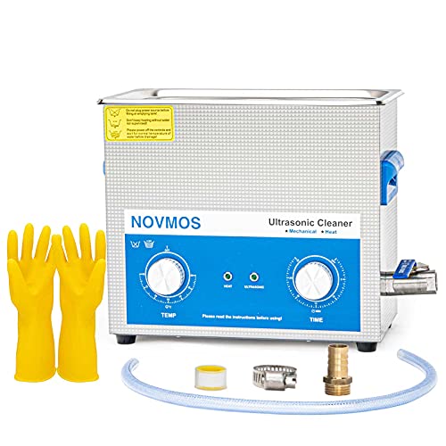 Ultrasonic Cleaner – NOVMOS 6L Ultrasonic Vinyl Record Cleaner,Professional Ultrasonic Cleaner,Sonic Cleaner with Mechanical Timer and Heater for Cleaning Carburetor,Lab,Gun,Parts,PCB Board,Tool