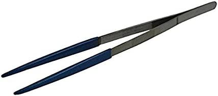 10″ Ultrasonic Cleaning PVC Soft Coated Tip Steam Cleaning Jewelry Tweezers Tongs TWEZ-0049