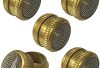 Jewellers Tools 5x Brass Basket Parts Holder Ultrasonic Cleaning Mesh Screw Type Watch Tool 16mm Set (65)