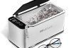 Portable Ultrasonic Cleaner, 4 Gear Adjustable Ultrasonic Cleaning Machine with Led Display and Touch Panel, for Jewelry, Eyeglasses, Necklaces