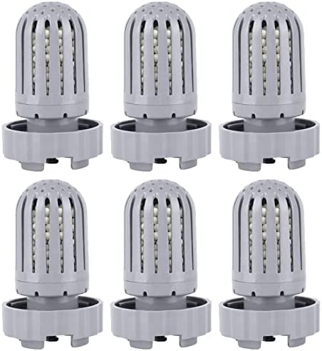 6 Pack Humidifier Demineralization Cartridge Filters Compatible with Air Innovations HUMIDIF Humidifier, Demineralization Cartridge Filters Silver