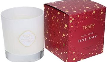 Trapp 7oz Seasonal Scented Candle – Holiday – Fragranced Luxury Candle, up to 50 Hour Burn – Notes of Cinnamon, Gingerbread, Bourbon Vanilla