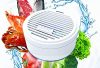 AXFRVEWA Fruit and Vegetable Washer, Fruit Washer, OH ion Purification Technology Cleaning Vegetables, Fruits, Rice, Tableware Fruit Purifier Home Good Helper (White)