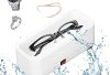 Serlium Glasses Cleaning Machine, 45kHz 360° Rotate Jewelry Cleaner with USB Noise Reduction Portable Jewelry Glasses Cleaner Cleaning for Electronics Eyeglasses Watch Rings Retainer Denture Clean