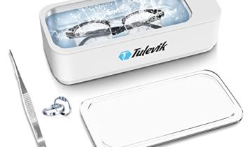 Tulevik Ultrasonic Jewelry Cleaner, Portable Ultrasonic Cleaner with Stainless Steel Tank for Jewelry, Eyeglass, Watches Diamonds, Coins, 45KHz Cleaner Ultrasonic Machine (625ml)