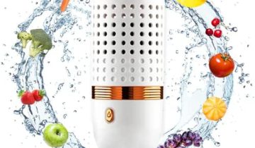 Fruit and Vegetable Washing Machine, Aqua Pure Purifier for Fruit, Vegetable Cleaner, Fruit Cleaner Device in Water with OH-ion Purification Technology