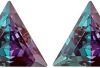 Instagem Lab Created Alexandrite Trainagle Shape AAA Quality Pair from 3MM-6MM