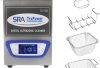 SRA TruPower UC-20D-PRO Professional Ultrasonic Cleaner, 2 Liter Capacity with LCD Display, Sweep/Degas, Adjustable Power, Sleep Function, 2 Baskets, Wire Ring Rack and Wire Beaker Holder