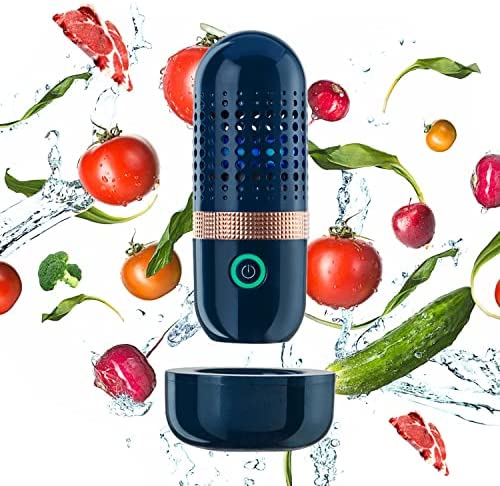 Heyjar Fruit and Vegetable Cleaner, Portable Wireless Food Purifier, Fruit Washing Machine with Updated Purification Technology for Cleaning Fruit, Vegetable, Rice, and Tableware