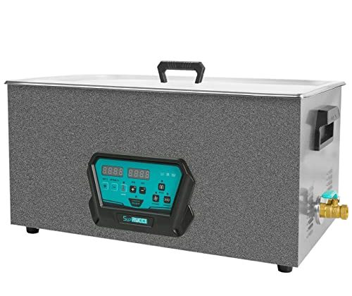 SupRUCCI Ultrasonic Cleaner 20L, New 5.3gal Large Sonic Cleaner Machine with Heater and Timer, Professional for Cleaning Brass Main Board Electronic Parts Carb, etc.