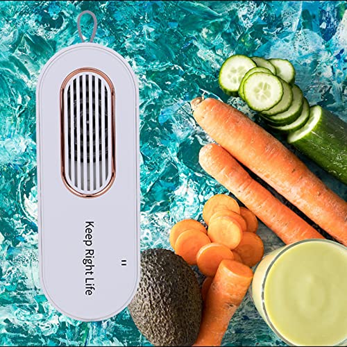 Fruit and Vegetable Washing Machine, 2400 mAh, Type C, OH-ion Purification Fruit Cleaner Device for Cleaning Fruit, Vegetable, Rice,Tableware