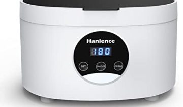 Hanience Ultrasonic Jewelry Cleaner – Powerful 600ml Capacity Ultrasonic Cleaner Machine for All Jewelry | Professional Cleaner for Rings, Diamond Rings, Watches, Retainers, Glasses, Eyeglasses & More