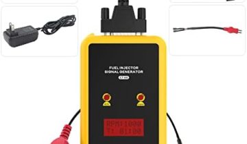 Fuel Injector Cleaner For Standard/High Pressure Fuel Injector Cleaner Kit Working Time/Frequency Adjustable Fuel Injector Tester For 12V Vehicle Fuel Injection Cleaner With LCD Display