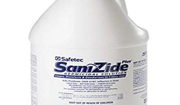 Safetec 34815 SaniZide Plus Germicidal Solution, 1 gal, Plastic Bottle
