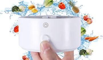Sohapy Fruit and Vegetable Washing Machine, Portable Washing Cleaner, USB Rechargeable Food Purifier for Cleaning Fruits and Vegetables, Rice, Meat