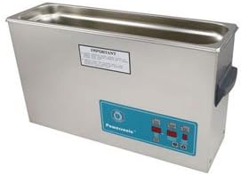 Ultrasonic Table Top Part Cleaning System – Digital Timer/Heat/Power Control, 2.5 Gal, 45 kHz, 115V