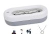 ZIHHO Ultrasonic Jewelry Cleaner, White 48KHz Portable Professional Cleaning Machine for Cleaning Gold Silver Jewelry Rings Watches Glasses Toothbrush Makeup Brush Necklaces Razors Cutlery(450ml)