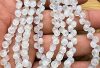 Rainbow Moonstone Natural White Rainbow Moonstone Faceted Fancy Onion Shape Faceted Beads, Size-4-5mm 9 inches Strand