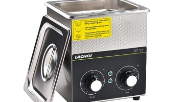 LACHOI Ultrasonic Cleaners 2L Ultrasonic Jewelry Cleaner Machine with Timer and Heater,40kHZ Professional Stainless Steel Lab Ultrasonic Cleaners for Parts Glasses and Watch Cleaning