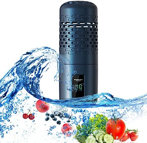 Fruit and Vegetable Washing Machine, Portable Wireless Fruit Cleaner Device in Water, Efficient Automatic Kitchen Gadget Food Purifier for Deep Cleaning Veggies, Produce, Meat, Berry