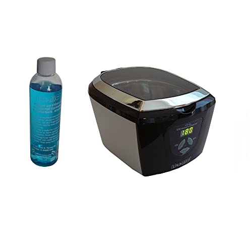 iSonic® Ultrasonic Jewelry Cleaner CD7810A with Cleaning Solution Concentrate CSGJ01, 110V