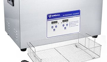 Anbull 22L Industrial Ultrasonic Cleaner Machine with 304 Stainless Steel and Digital Timer Heater for for Wrench Tools Industrial Parts Mental Instrument Apparatus Cleaning,080S