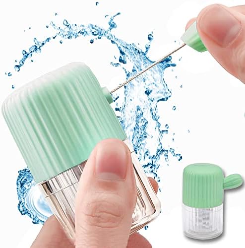 Portable Contact Lens Cleaner Case, Contact Lens Washer FUNcleaner with Drawstring Manual Cleaner Machine for Contact Lens